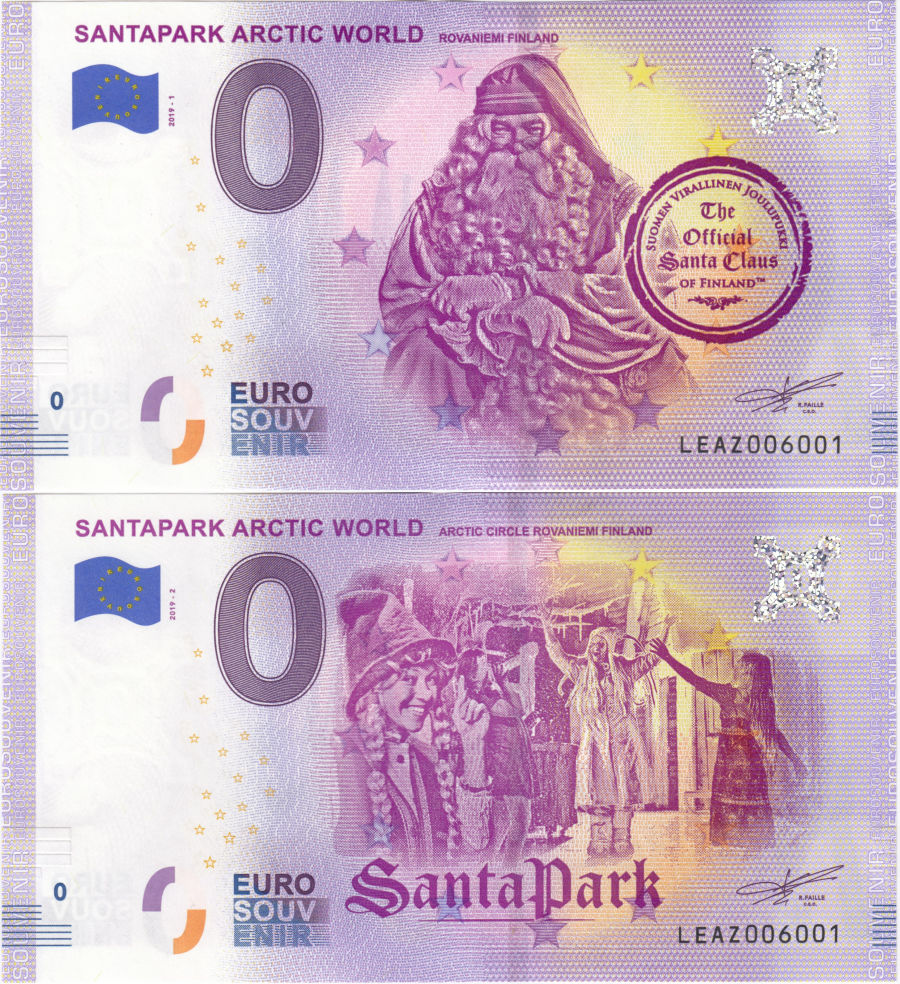 0 Euro Finland - Santapark Arctic Circle I + II